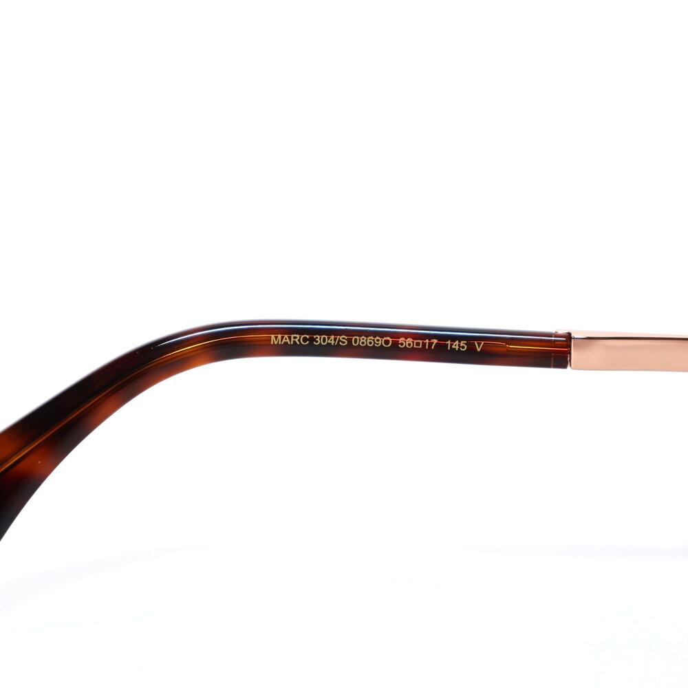 Marc Jacobs Womens Oval Butterfly Sunglasses-Black Brown Tortoise/Dark Grey-NWT - Picture 8 of 11